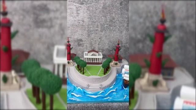 Торт "Набережная Петербурга" от Арт-кондитерской С. Магаева смотреть онлайн