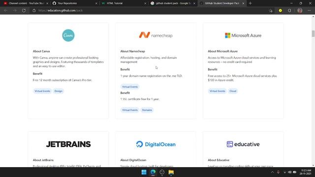 GitHub Student Developer Pack in Kannada | GitHub Tutorial in Kannada #5 | Charan H U смотреть онлайн