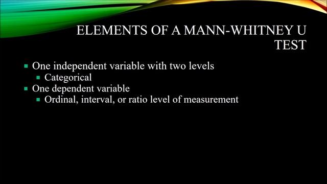 Introduction to the Mann-Whitney U Test смотреть онлайн