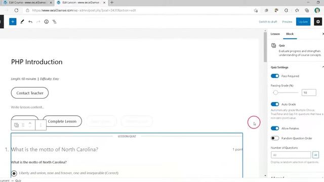 Sensei LMS Negative Marking Plugin смотреть онлайн