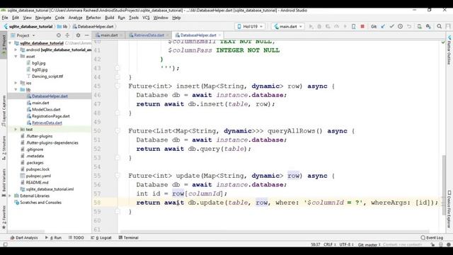 2 Sqlite database in flutter | Delete & update data in sqlite | SqFlite crud Flutter | insert, fetc смотреть онлайн