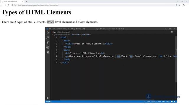 Block Level and Inline HTML Elements Explained in Tamil смотреть онлайн