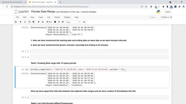 7. Pandas Date Range смотреть онлайн