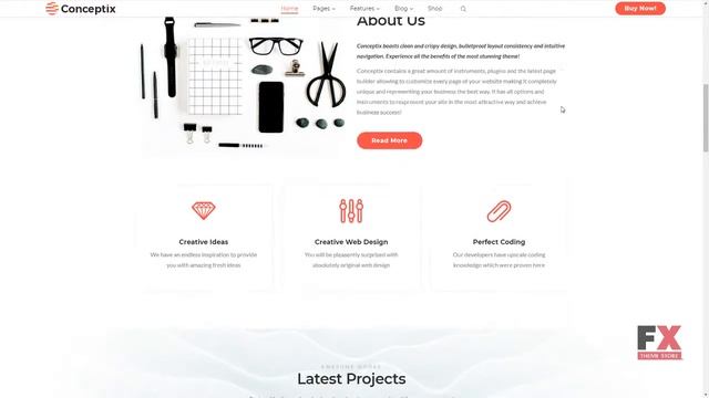 Conceptix - Art Studio WordPress Theme TMT Hannibal Allen смотреть онлайн