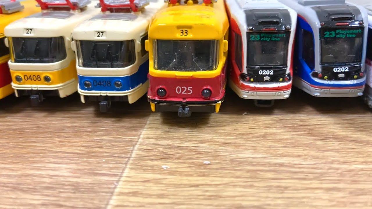 Трамваи. Игрушки от Технопарк