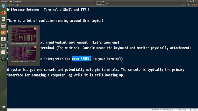 Terminal Vs. Console Vs. Shell - A Quick View смотреть онлайн