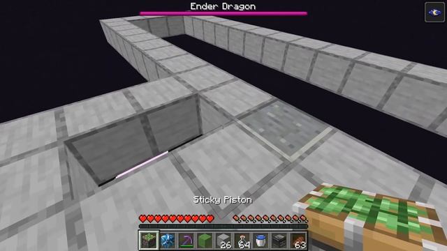 EASY Ender Dragon Fight (Minecraft Java) смотреть онлайн