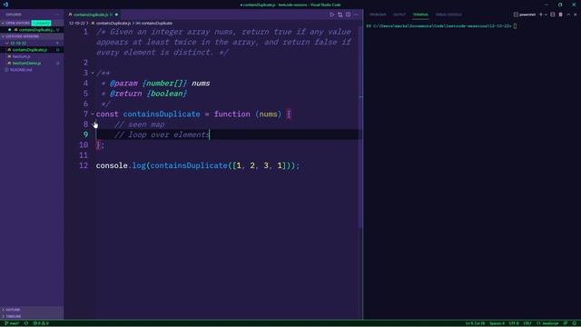 LeetCode 217 Contains Duplicate | LeetCode Patterns In JavaScript смотреть онлайн