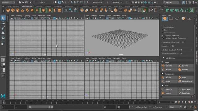 Autodesk Maya 2018 - Before You Begin - Navigating the View Ports смотреть онлайн