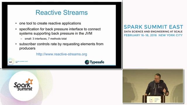 Reactive Streams, linking Reactive Application to Spark Streaming смотреть онлайн