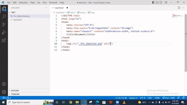 # 08 Image in HTML || ALT Atttribute in HTML || How to Insert an Image in a Webpage || HTML смотреть онлайн
