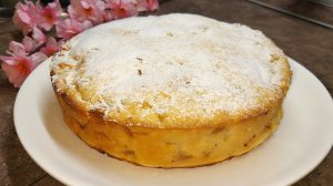 Этот яблочный пирог просто тает во рту! Выпечка на кефире к чаю за считанные минуты!