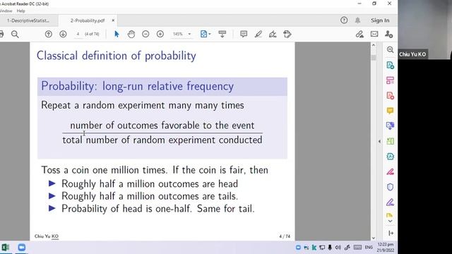 DSME 2011 | Section C | 21 SEP 2022 | Lession 4 | Statistical Analysis for Business Decision смотреть онлайн