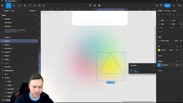 Como fazer gradiente background no Figma ( Efeito AURORA) | Dicas de FIgma смотреть онлайн