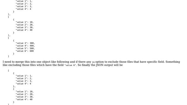 Unix & Linux: Merging multiple json file into one object using JQ with argument смотреть онлайн