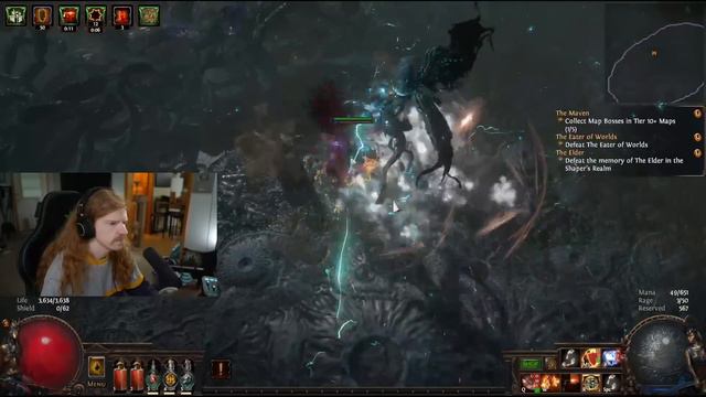 Darth Microtransaction DESTROYS Pinnacle Eater Of Worlds Boss In Path Of Exile смотреть онлайн
