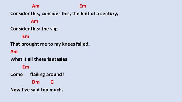 Losing my religion by R.E.M - easy chords and lyrics смотреть онлайн
