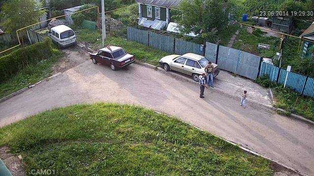 IP видеонаблюдение. Пример записи днем. Переключите качество в 1080p смотреть онлайн