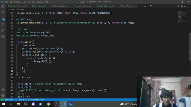 Cses-Graph -Counting Rooms смотреть онлайн