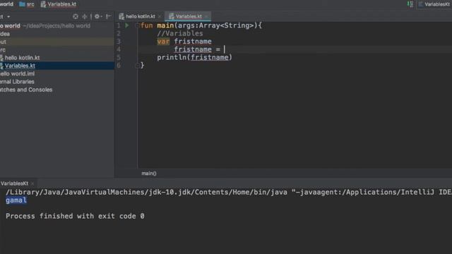 008 Kotlin Variable type String смотреть онлайн
