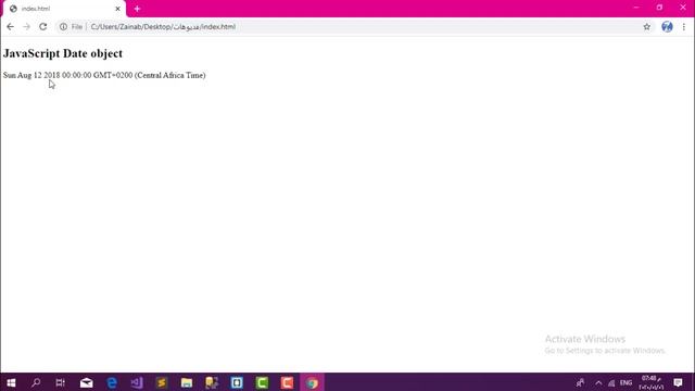 التاريخ بالجافا سكريبت وكيفية استخدامه Date object in javascript with get,set methods смотреть онлайн