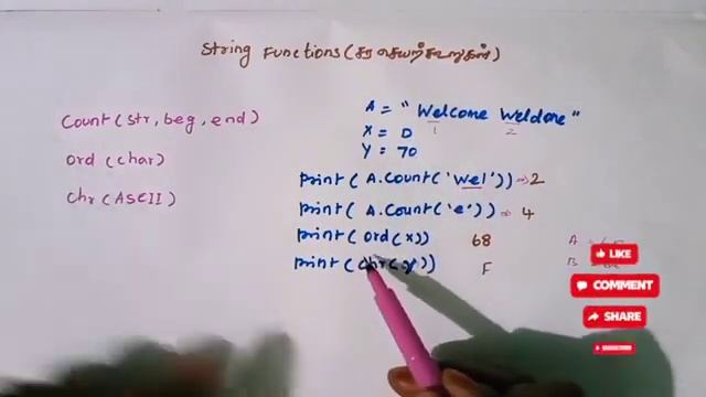 python string functions count(),ord(),chr()/+2 computer science python portion/find the ASCII value смотреть онлайн