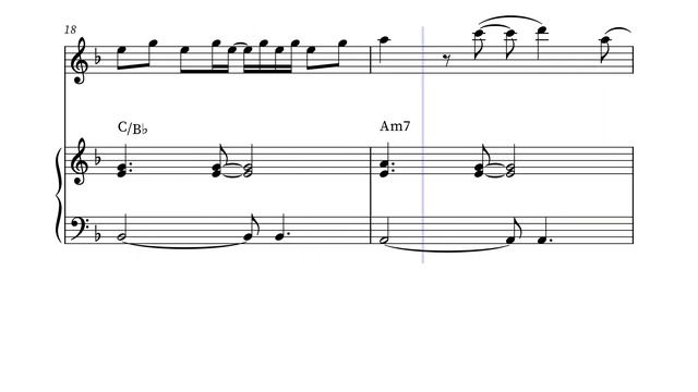 Peaches - Alto Recorder Sheet Music (Super Mario Bros. The Movie) смотреть онлайн