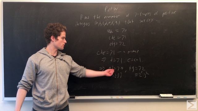 PotW: A 7-Tuple of Integers [Algebra] смотреть онлайн