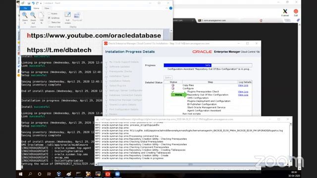 [FREE]OEM 13.4 Installation on OEL 7.8 using 19c Database Repository смотреть онлайн
