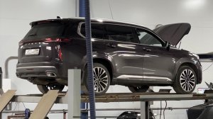 Exeed VX, трубки заднего кондиционера меняем на шланги.