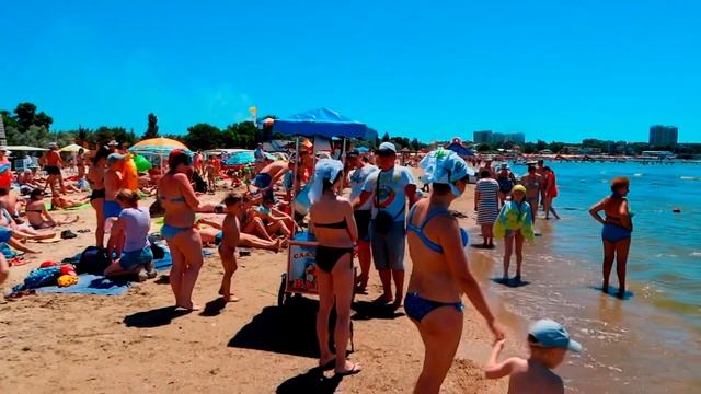 пляжи Анапы температура моря в июле 2020 морская вода чистая смотреть онлайн