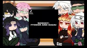 Hashira react to Giyuu as… | Dazai Osamu | part 3/? | Kny/Ds |