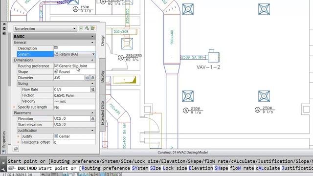AutoCAD MEP 2013 Duct System Routing Preference Enhancement смотреть онлайн