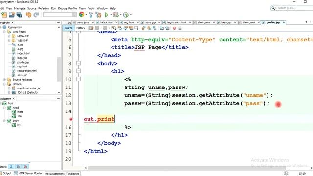 JSP Project Tutorial -3 || Session Tracking in JSP || Create Logout in JSP смотреть онлайн