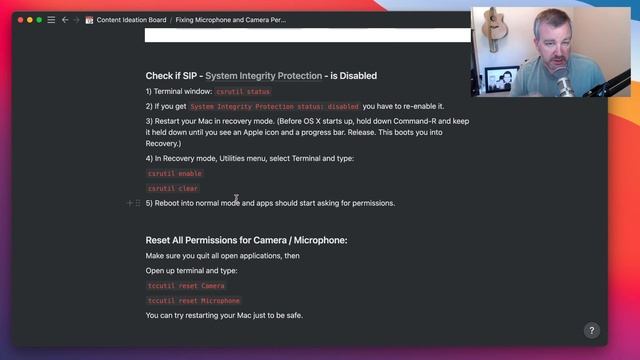 How to Fix Mic or Camera Permissions on macOS or Discord смотреть онлайн
