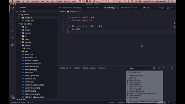 vscode power tips - formatting your code смотреть онлайн