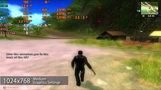 Just Cause | 2GB RAM | Intel Celeron 1005M | Intel HD Graphics смотреть онлайн