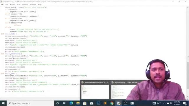 Python Project | CBSE | Class 12 | Python Mysql Connectivity |CS and IP Bank Management System смотреть онлайн