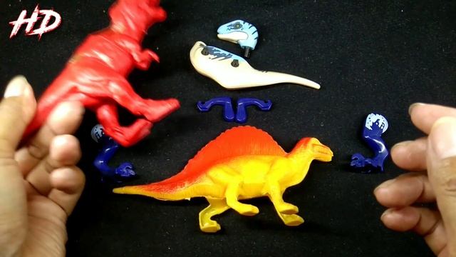 Jurassic world Dominion T-rex Velociraptor,spinosaurus,stegoceras/assemble dinosaurs toys, смотреть онлайн