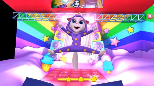 Angela's Rock Dance Competition | My Talking Angela 2 Part 3 смотреть онлайн