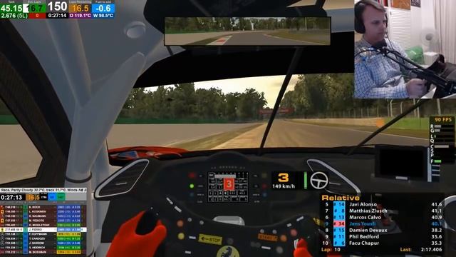 iRacing: IMSA. Ferrari GTE @ Monza смотреть онлайн