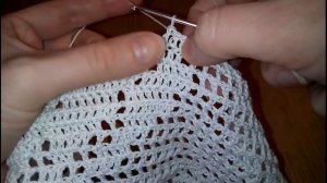 Салфетка крючком - Пасхальная корзина - мастер-класс (4 часть до 25 ряда)