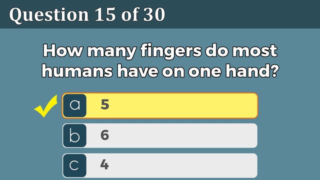 30 Kids Questions Quiz | Kids Education | Kids Learning