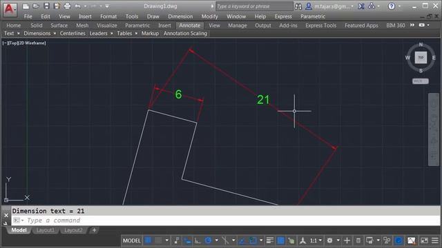 AutoCAD Align Dimension In Different Points смотреть онлайн