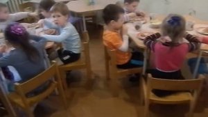 Завтрак в детском саду