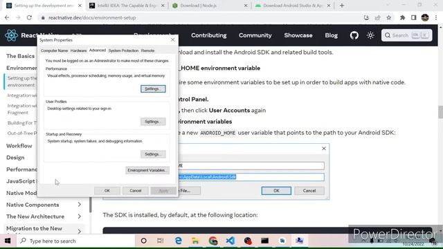 Proses Instalasi Environment Development Untuk React Native (Tugas DPM) смотреть онлайн