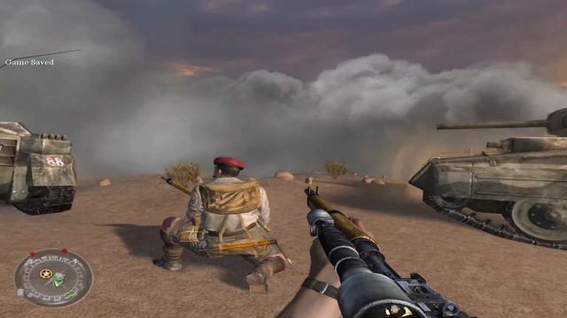 Call of Duty 2 Gameplay - British Campaign Part 1 - Mission 3: Operation Supercharge (Veteran Mode) смотреть онлайн