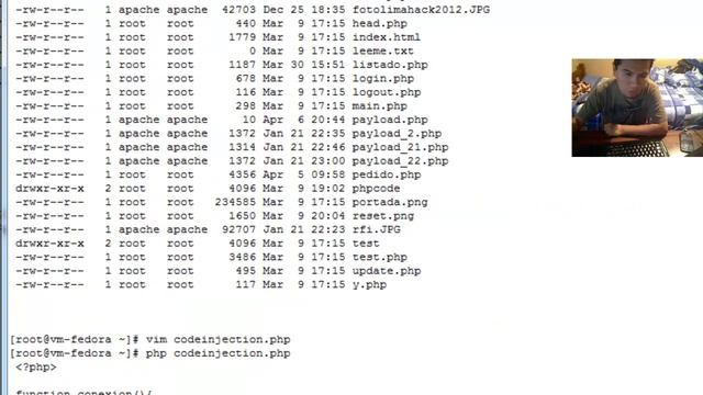 PHP Code Injection смотреть онлайн