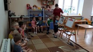 Открытое занятие в средней группе