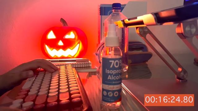 study with me ?✨ keyboard typing asmr (logitech pop keys) | 30 min real time, no music смотреть онлайн